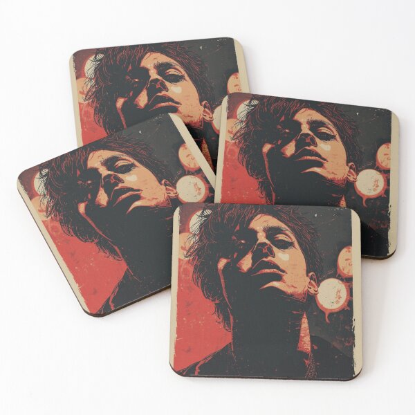Item preview, Goth Rock Star Portrait Distressed Grunge designed and sold by ERODED SELF.