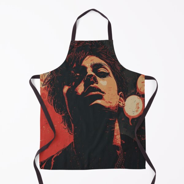 Item preview, Goth Rock Star Portrait Distressed Grunge designed and sold by ERODED SELF.