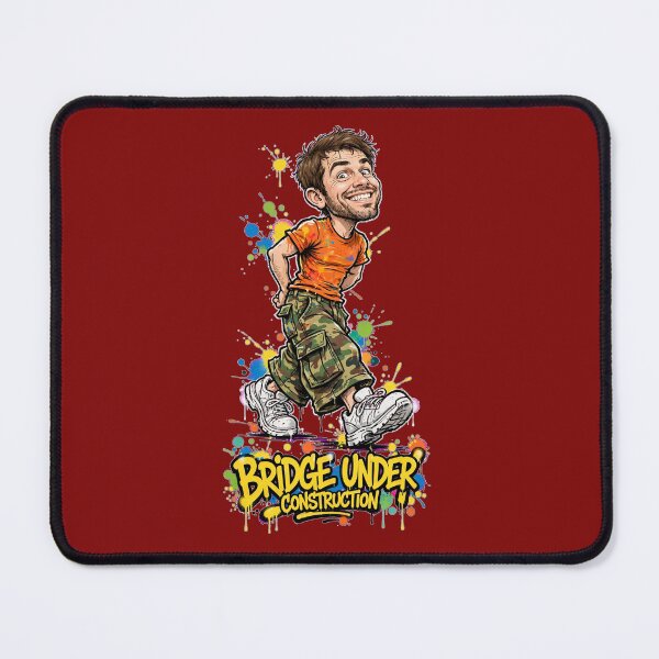 Item preview, Bridge Under Construction Funny Man Caricature designed and sold by puzzell.