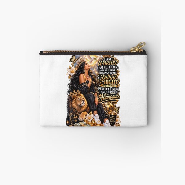 Item preview, Divine Right and Abundance - Spiritual Black Woman Manifestation Art  designed and sold by LC&LCPlatform.