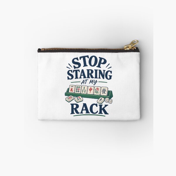 Item preview, Mahjong Humor - Stop Staring At My Rack  designed and sold by CampAndCoast.
