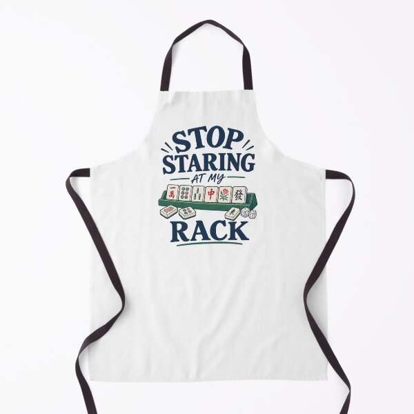 Item preview, Mahjong Humor - Stop Staring At My Rack designed and sold by CampAndCoast.