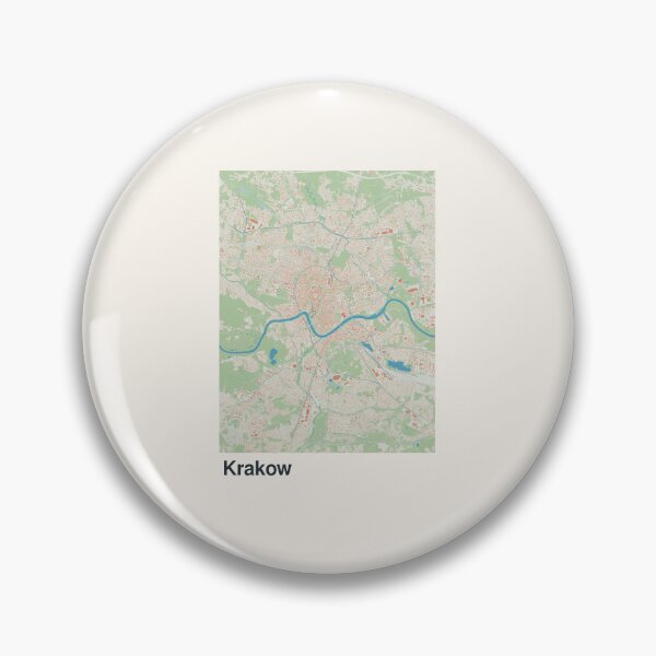 Item preview, Krakow Minimalistic Map Art designed and sold by MapsNerd.