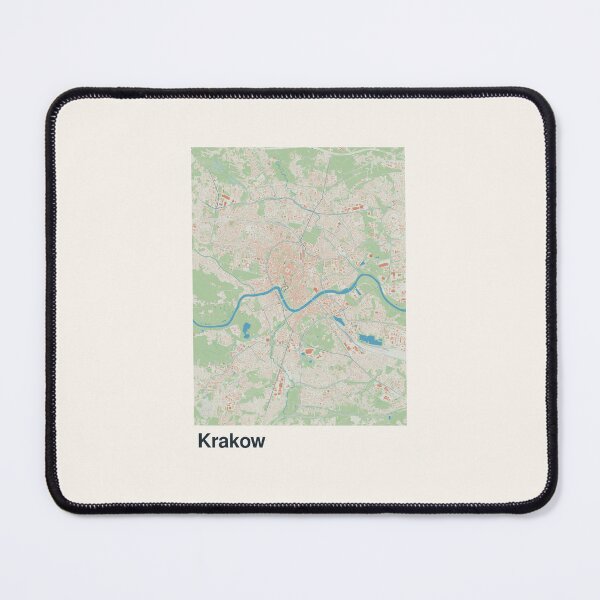Item preview, Krakow Minimalistic Map Art designed and sold by MapsNerd.
