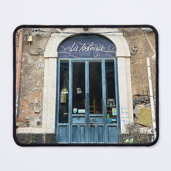 Item preview, Blue door at La Tosteria, Catania, Sicily. designed and sold by Roadlight Photography .