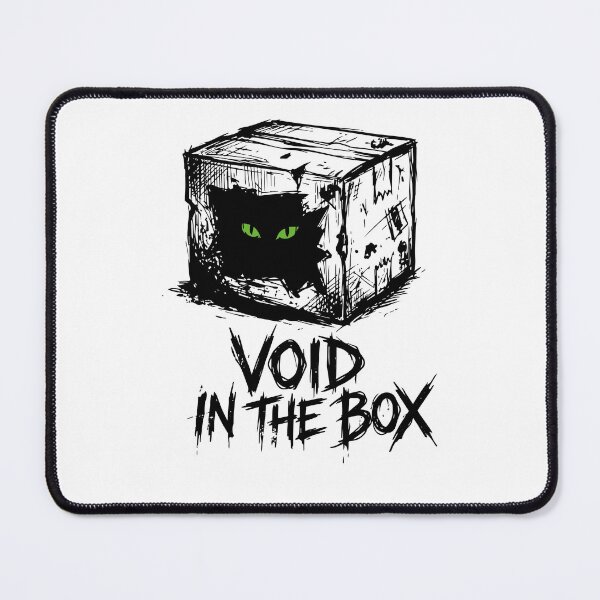 Item preview, Void in the Box - Grungy Black Cat designed and sold by imaginariun.