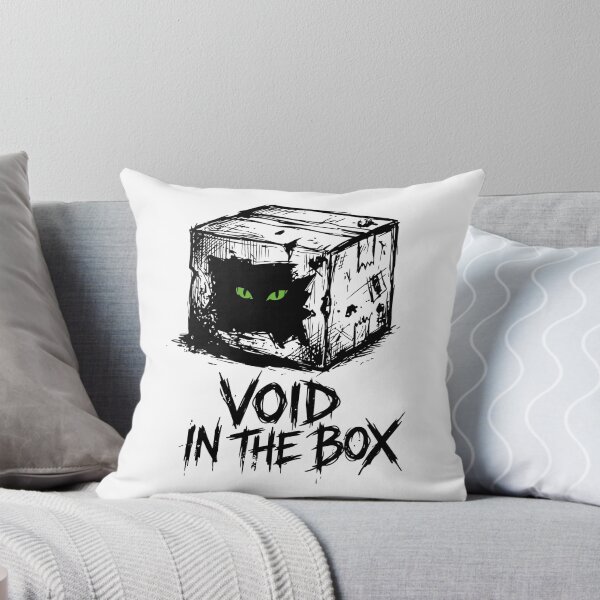 Item preview, Void in the Box - Grungy Black Cat designed and sold by imaginariun.