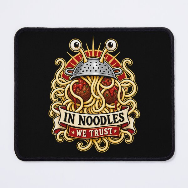 Item preview, In Noodles We Trust | Flying Spaghetti Monster Design designed and sold by 3nine.