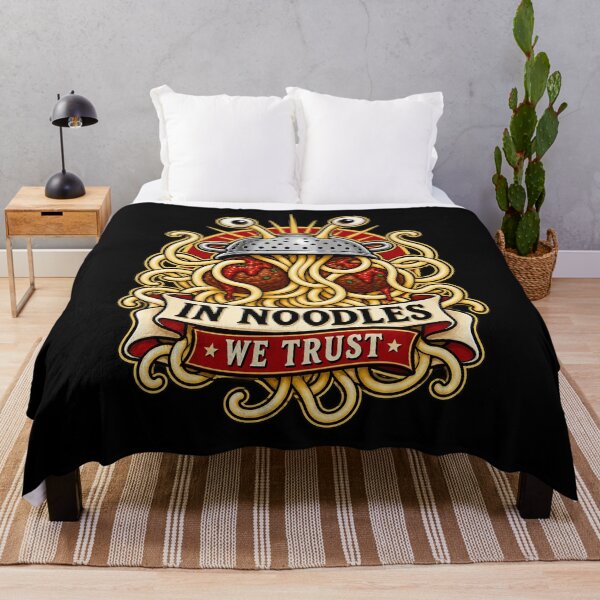 Item preview, In Noodles We Trust | Flying Spaghetti Monster Design designed and sold by 3nine.