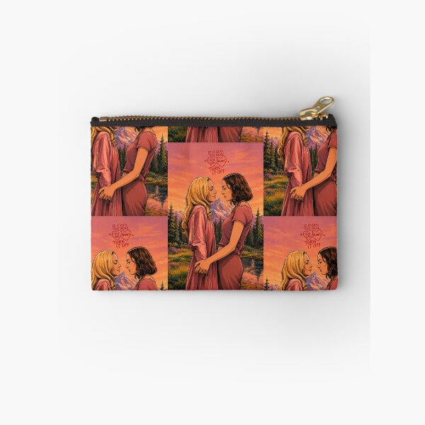Item preview, Hannah Einbinder and Gillian Anderson, Camp Miasma: If it gets too real, you can always turn it off (fan art) designed and sold by PopCultureAndStuff.