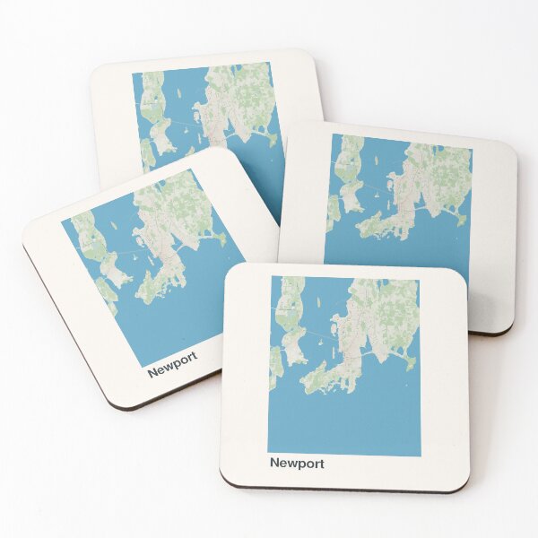 Item preview, Newport Minimalistic Map Art designed and sold by MapsNerd.