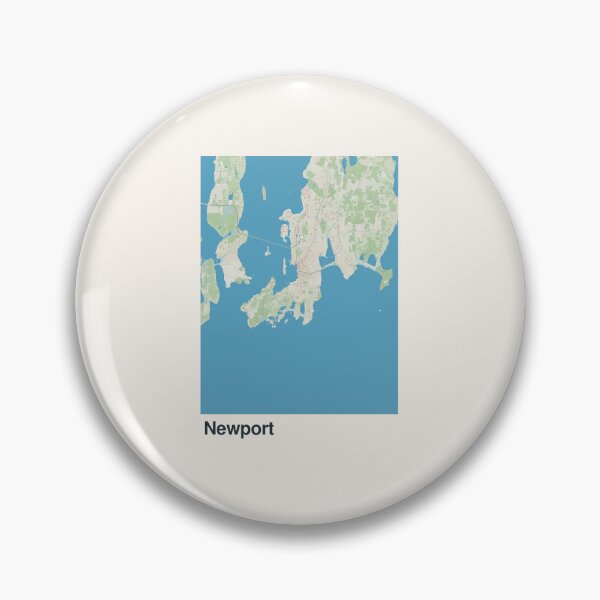 Item preview, Newport Minimalistic Map Art designed and sold by MapsNerd.
