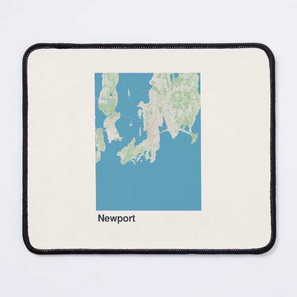 Item preview, Newport Minimalistic Map Art designed and sold by MapsNerd.