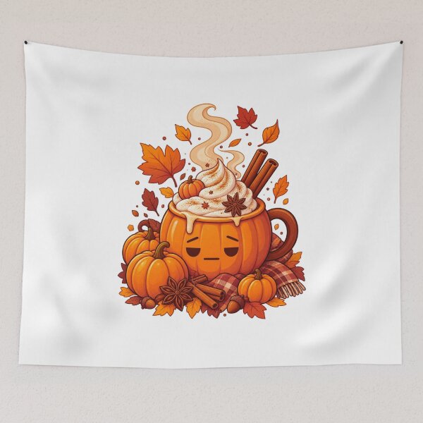 Item preview, Pumpkin Spice Retro designed and sold by LuveraxArt.