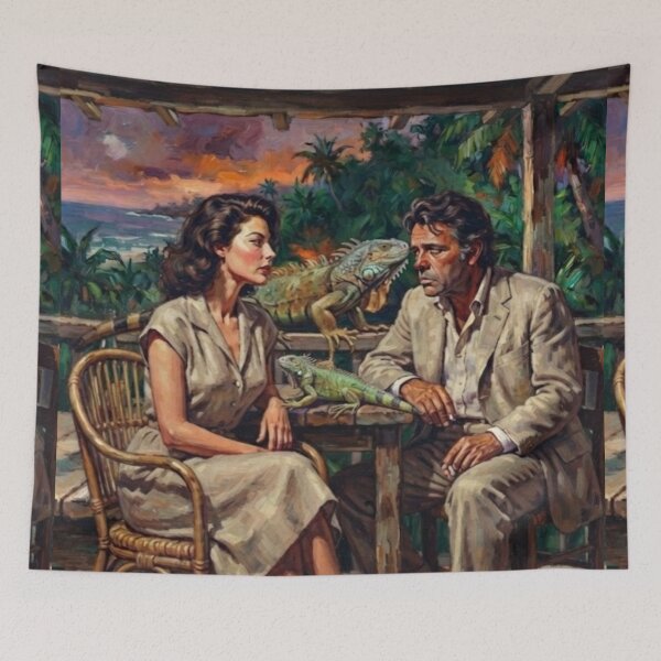 Item preview, The Night of the Iguana Fine Art Tribute designed and sold by Art's Diner.