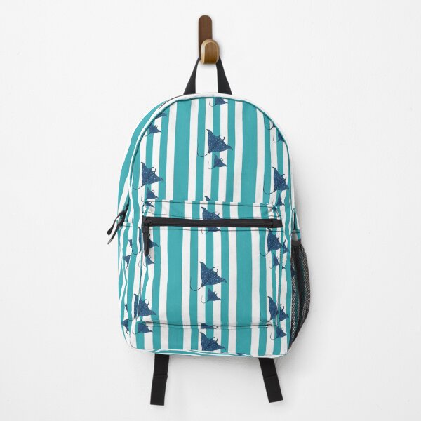 Item preview, Manta ray and turquoise stripes designed and sold by Ana Gorozpe.