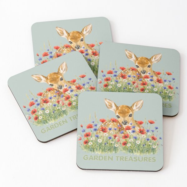 Item preview, Garden treasures Deer designed and sold by 247DesignStudio.