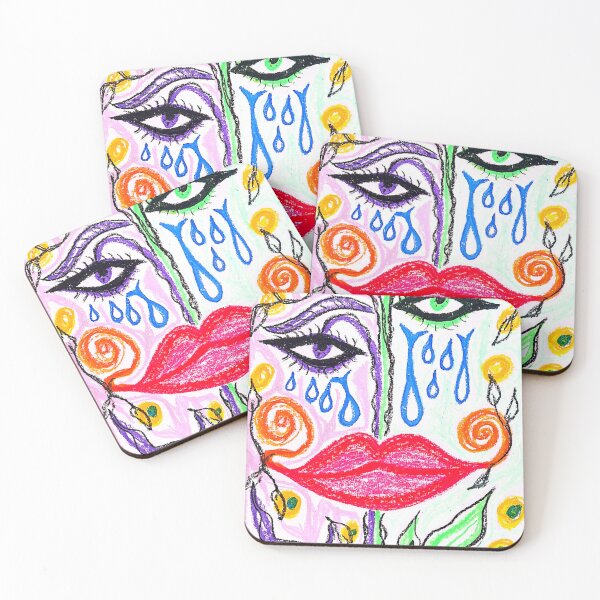 Item preview, Abstract Facial Expression Oil Painting designed and sold by Elephant's12.