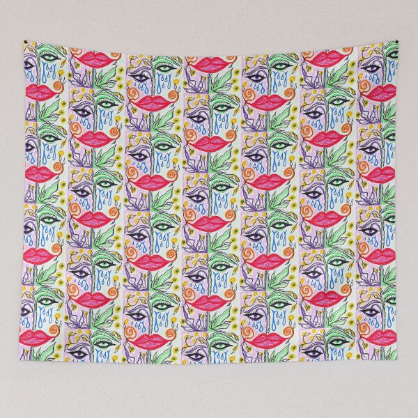 Item preview, Abstract Facial Expression Oil Painting designed and sold by Elephant's12.