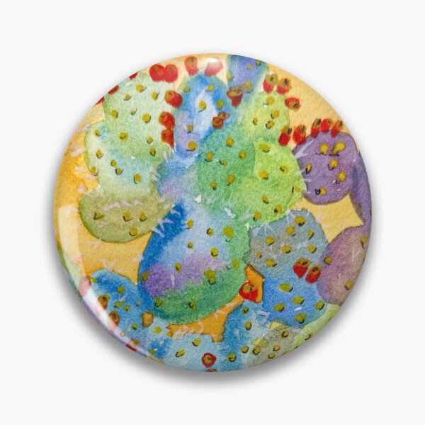 Item preview, Abstract Cactus Plants in Vivid Watercolour designed and sold by LakeArtWorks.