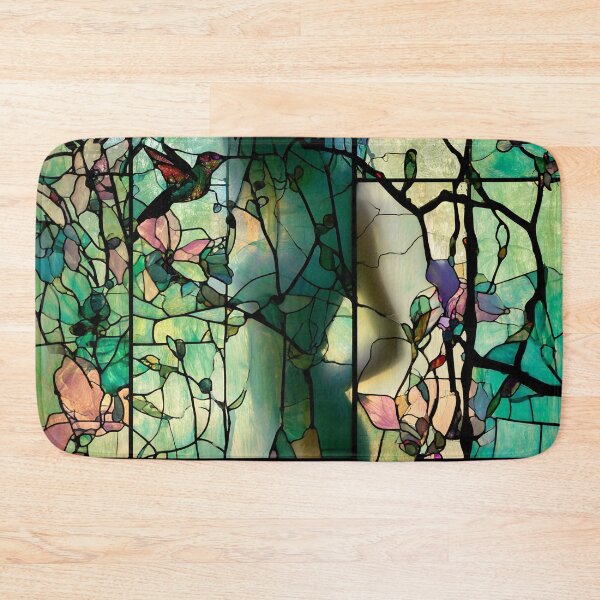 Item preview, Nouvessence - Hidden Woman with Hummingbirds and Magnolias in Art Nouveau (1944) designed and sold by sabantha.