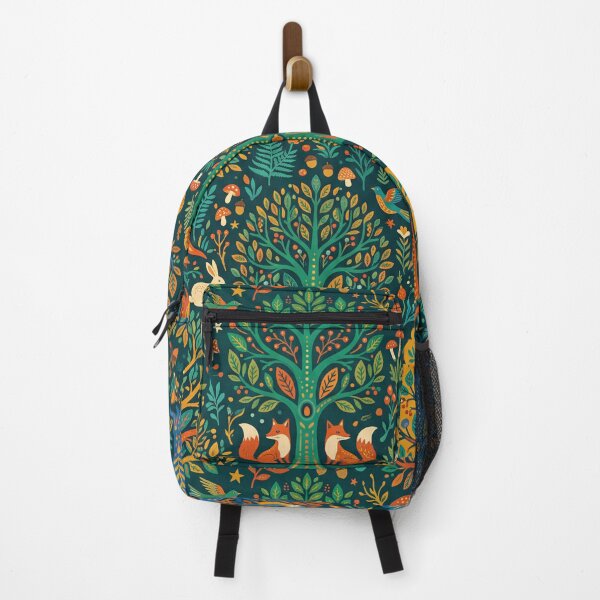 Item preview, Midnight Forest Owls Pattern Dark Blue & Green designed and sold by 21 Dragonflies.