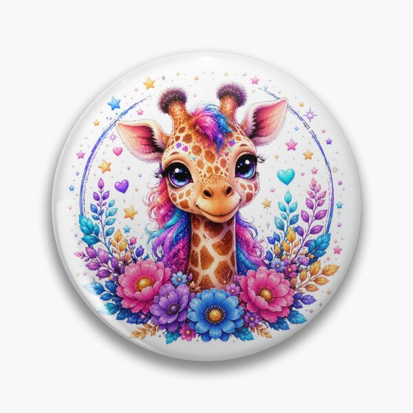 Item preview, Cute Rainbow Giraffe with Magical designed and sold by MySthore.