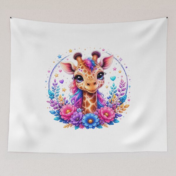 Item preview, Cute Rainbow Giraffe with Magical designed and sold by MySthore.