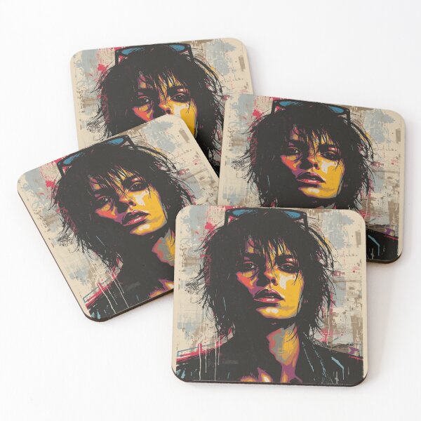 Item preview, Cyber Goth Girl Portrait Vintage Collage designed and sold by ERODED SELF.