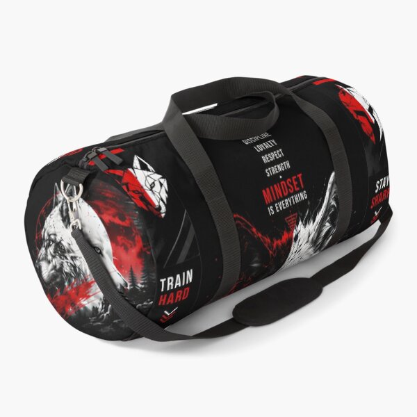 Item preview, The Alpha Wolf Art Duffle Bag designed and sold by KLERIKSTORE.