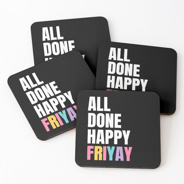 Item preview, All Done Happy Friyay – ASL SPED Teacher designed and sold by AnnSign.