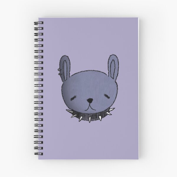 Item preview, Grunge Goth Bunny with Spiked Collar designed and sold by BitDoodle.