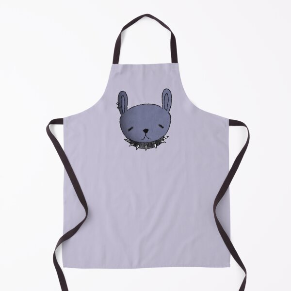 Item preview, Grunge Goth Bunny with Spiked Collar designed and sold by BitDoodle.