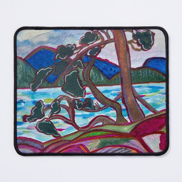 Item preview, Group of Seven Inspired Modern Colourful Watercolour designed and sold by LakeArtWorks.
