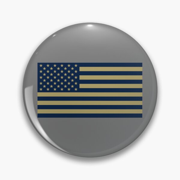 Aperçu de l'œuvre Drapeau américain bleu et bronze créée et vendue par Karate Octopus.