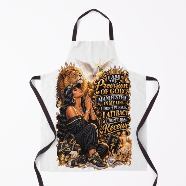 Item preview, God's Proivision Manifestation- Spiritual Praying Black Woman Art designed and sold by LC&LCPlatform.