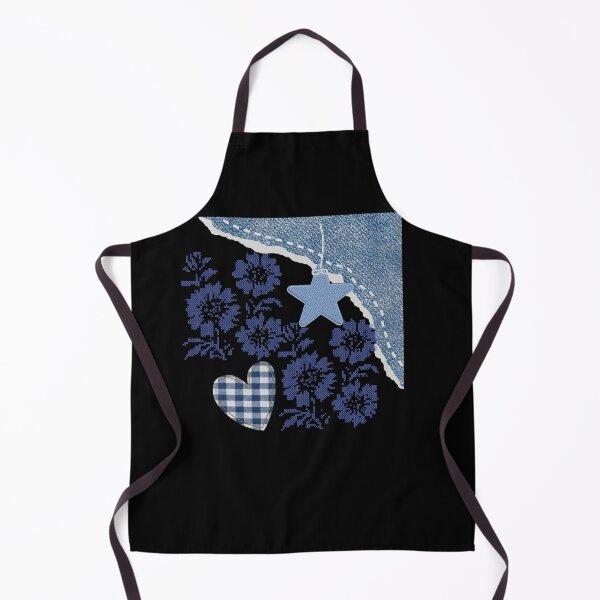 Item preview, Denim Collage Monogram Letter I Floral Aesthetic designed and sold by Aisha Reda.