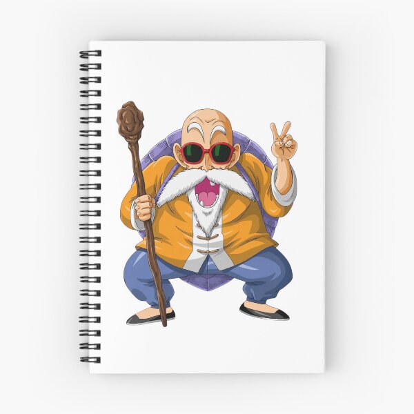 Item preview, Funny Master Roshi Peace Sign Retro Dragon Ball Art designed and sold by FreakToons.