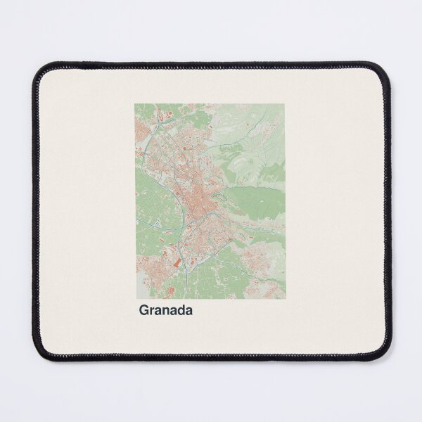 Item preview, Granada Minimalistic Map Art designed and sold by MapsNerd.
