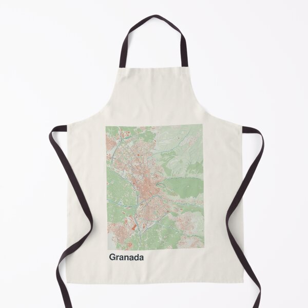 Item preview, Mapa minimalista de Granada designed and sold by MapsNerd.