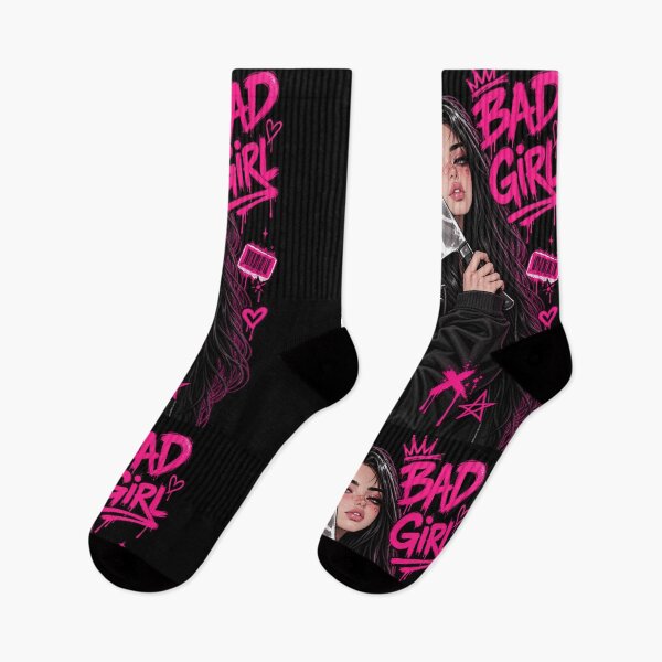 Item preview, Bad Girl Pink Punk Streetwear designed and sold by DesignByKhayal.