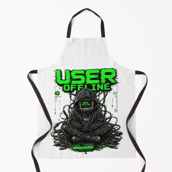 Item preview, Y2K Cyber Grunge User Offline Aesthetic Graphic Tee designed and sold by BeardWave.