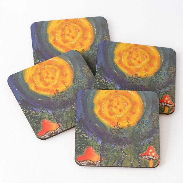 Item preview, Moonlit Mushrooms designed and sold by MKHENSON.