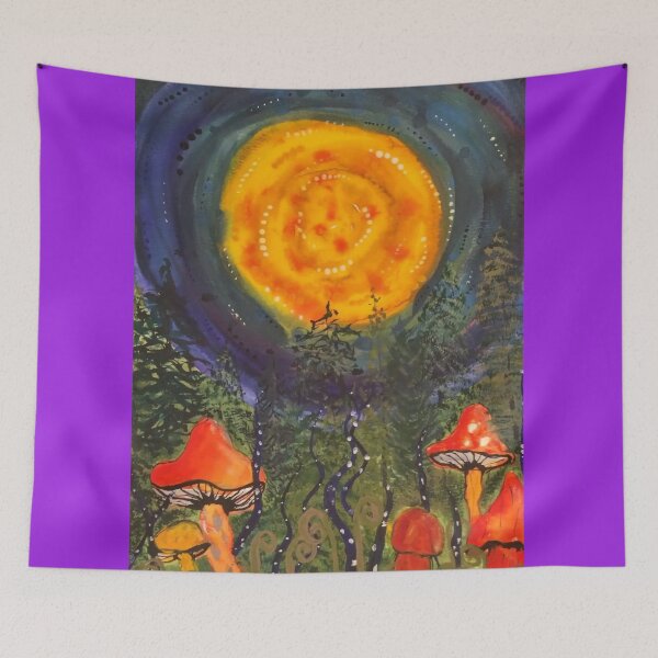 Item preview, Moonlit Mushrooms designed and sold by MKHENSON.