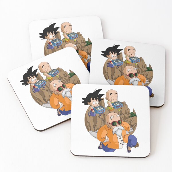 Item preview, Funny Dragon Ball Goku Krillin Milk Delivery Master Roshi designed and sold by FreakToons.