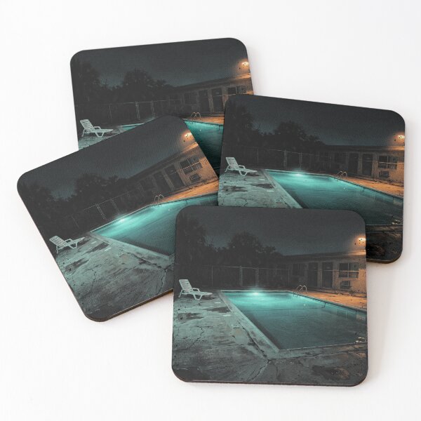 Item preview, Empty Motel Pool At Night Liminal Space designed and sold by The Mellonaire.