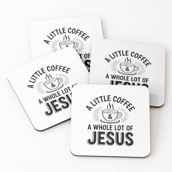 Item preview, A LITTLE COFFEE & A WHOLE LOT OF JESUS, designed and sold by jkrphoto.