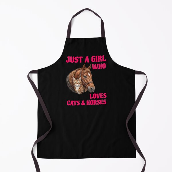 Item preview, A girl who loves cats and horses. designed and sold by ReneMM.