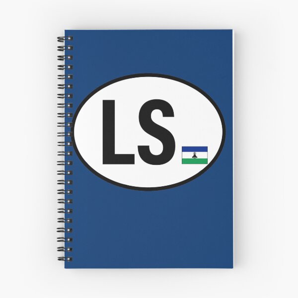 Item preview, Lesotho LS Oval Country Code Sticker designed and sold by The Digital Compass.