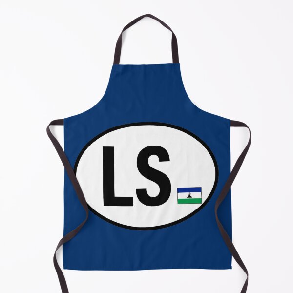 Item preview, Lesotho LS Oval Country Code Sticker designed and sold by The Digital Compass.